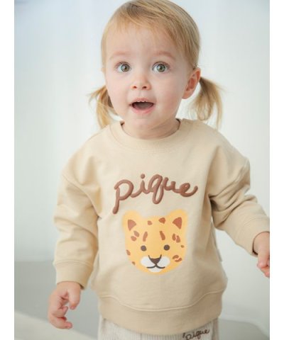 【BABY】裏毛ワンポイントプルオーバー