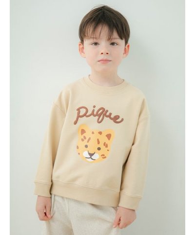 【KIDS】裏毛ワンポイントプルオーバー