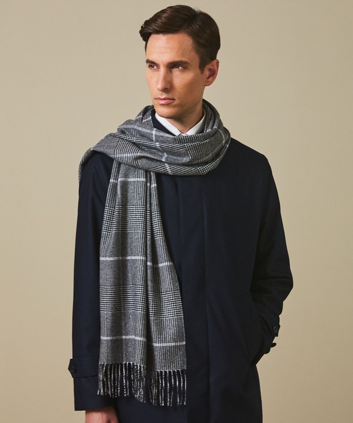 グレー系｜ストール・マフラー｜五大陸(GOTAIRIKU)｜HANKYU MEN'S