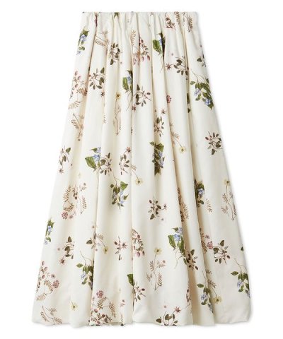 ボタニカルプリントバルーンスカート