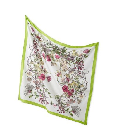 大判フラワー柄スカーフ