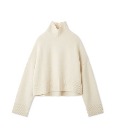 ウールカシミヤタートルネックニット