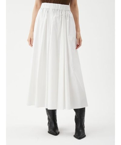 【00サイズあり】ウエストゴムギャザーマキシスカート