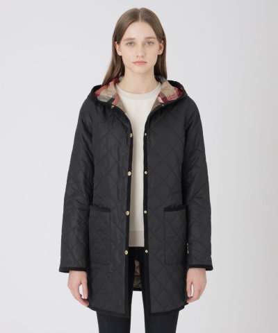 【取扱店舗限定】ナチュラルタフタキルティングコート