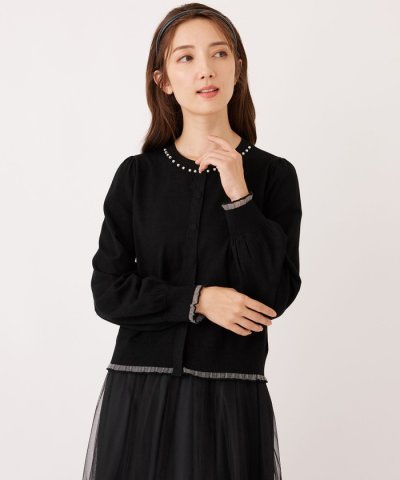 シアーレイヤー カーディガン