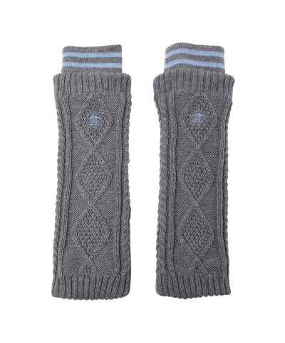 マンシングウェア Munsingwear ニット編みレッグウォーマー