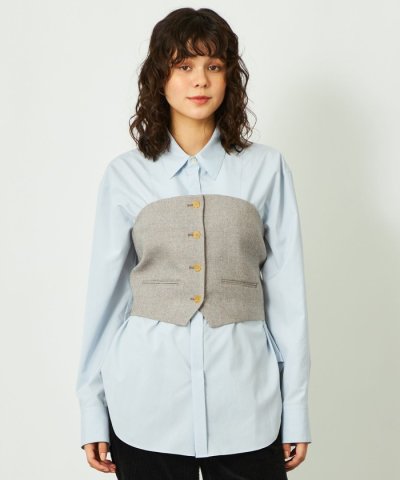 GREY LABEL ウールビスチェ