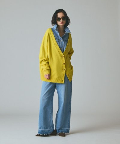 前後2WAYニットカーディガン