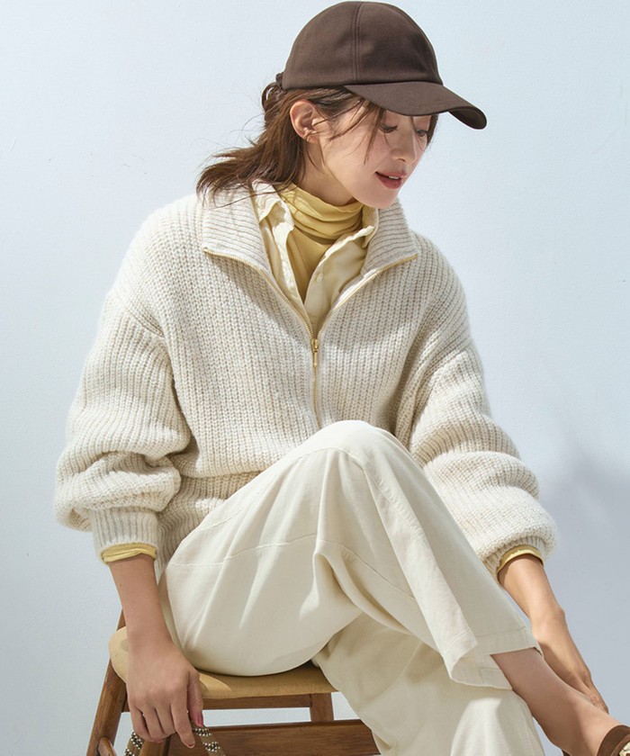 23区　ECOPEL カーリーファー ブルゾン　ベージュ　38 23区（大きいサイズ） ECOPEL カーリーファー ブルゾン （ベージュ系