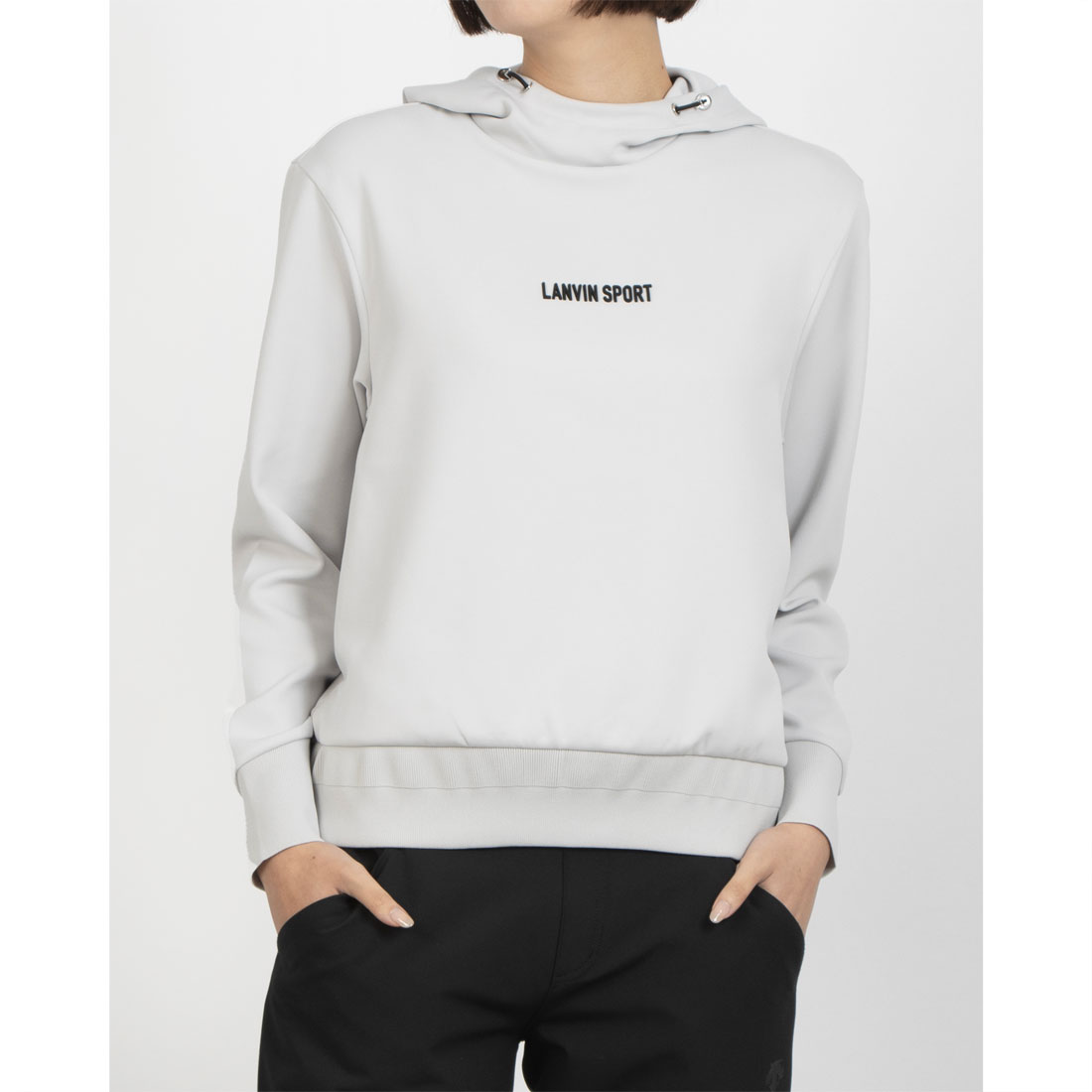 LANVINSPORT ランバン スポール LANVIN SPORT ダンボールニットパーカー【UV/吸 ベージュ 42 LANVINSPORT ランバン スポール LANVIN SPORT ダンボールニットパーカー【UV/吸 ベージュ 42