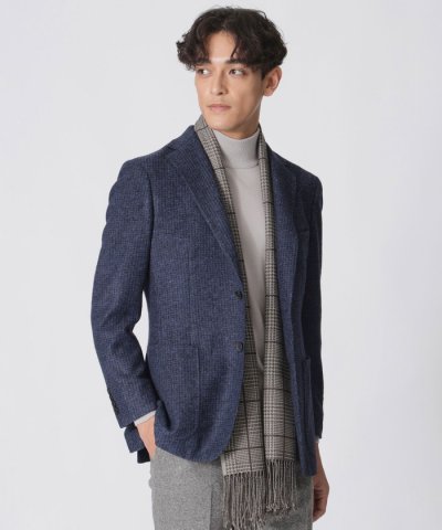 ブークレー千鳥ジャージージャケット