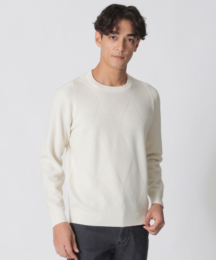 【HT様】 定番素材］ホールガーメント(R)サイドスリットデザインニット