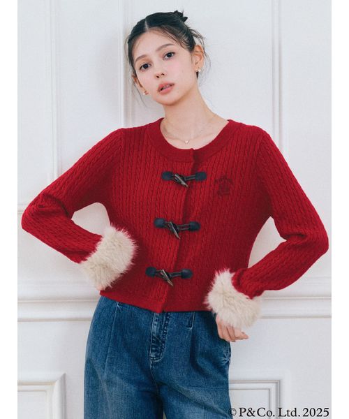 【新品】セルフォードゴルフモノグラムカーディガンS36/バケットハットセット 新品】セルフォードゴルフモノグラムカーディガンS36/バケットハットセット