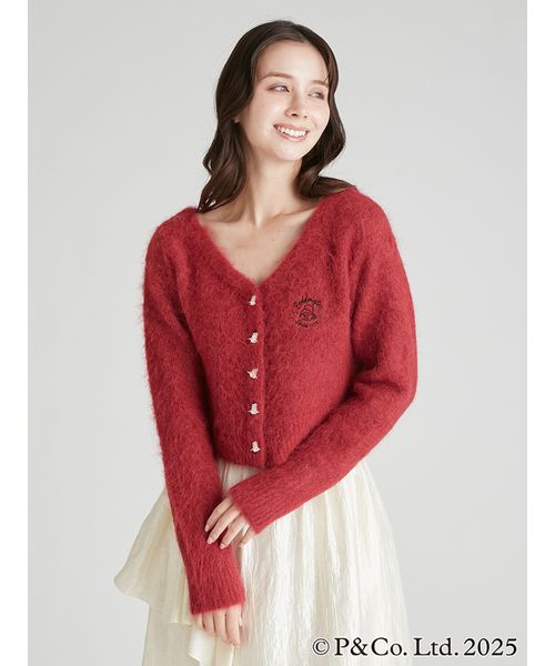 赤色 長袖カーディガン Levi's】クロップ丈カーディガン（カーディガン/ボレロ）｜Levi's