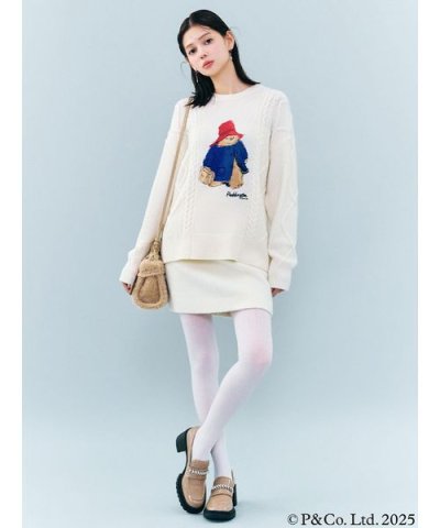 【パディントン(TM)×CELFORD】ケーブルニットプルオーバー