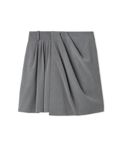 ドレープミニラップスカート