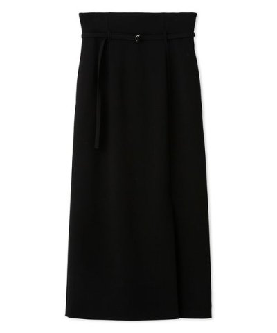 細ベルト付タイトストレートスカート