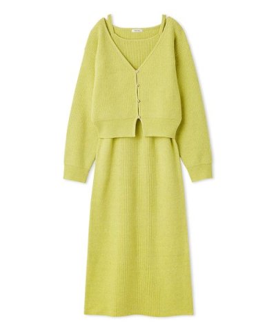 2wayアンサンブルニットワンピース