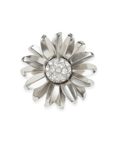 メタルフラワーブローチ