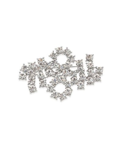 ビジューモチーフブローチ