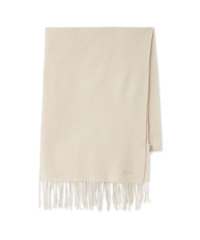 カシミア混マフラー