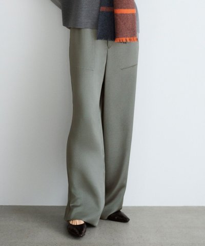 【カタログ掲載】ドレーピーサテンベイカー パンツ