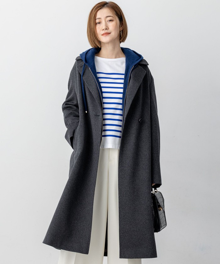 MTRカシミヤビーバー チェスター コート(508602618)｜阪急百貨店公式