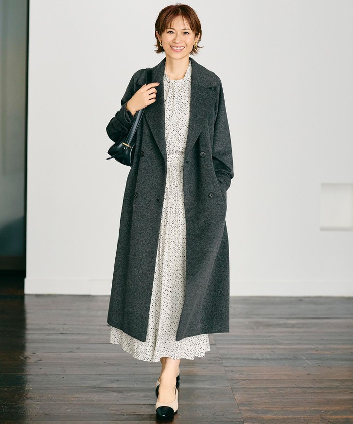 美品♪ Sov. 23AW LINEASSE ジャガードスーパーロングコート 美品♪ Sov. 23AW LINEASSE ジャガードスーパーロングコート - メルカリ