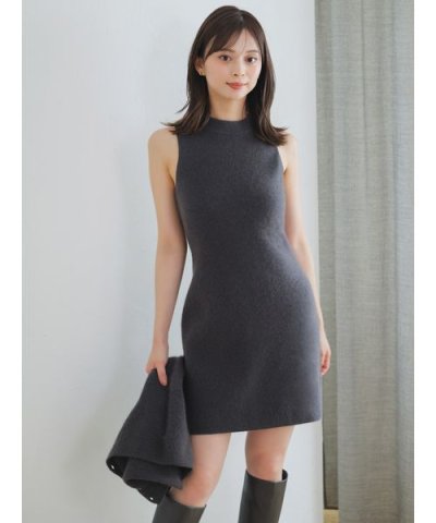 ラクーン畦ノースリミニワンピース