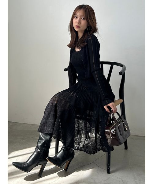 レースクロシェカーデセットワンピース(508603023)｜阪急百貨店公式