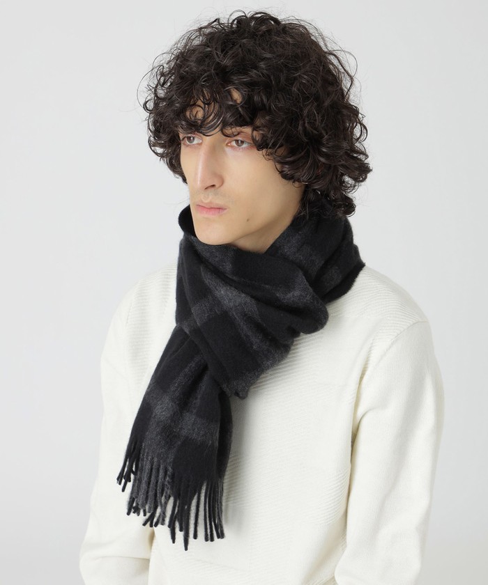 【新品タグ付き】ジョンストンズ カシミヤ100％ マフラー クレストブリッジ 新作】ジョンストンズ レディース カシミア100％ マフラー