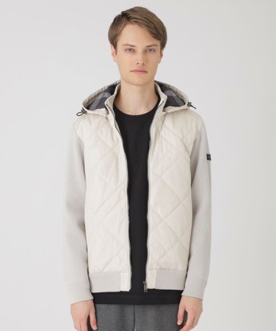 ファブリックコンビニットブルゾン