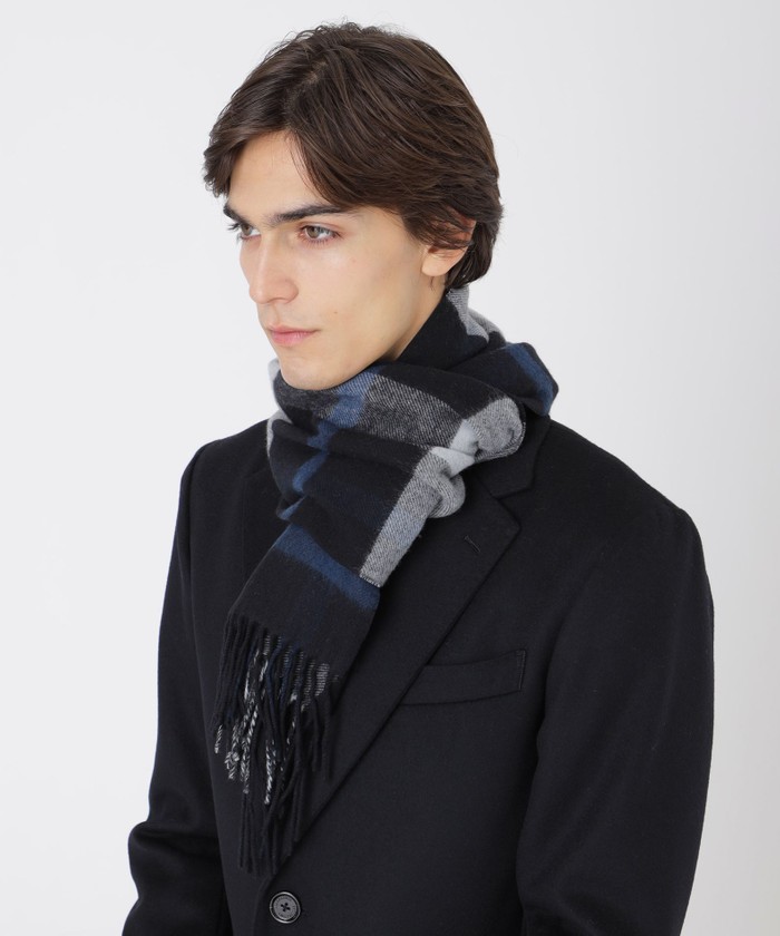 トーナルクレストブリッジチェックダッフルコート(505738906)｜HANKYU