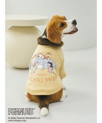 【PEANUTS】【CAT&DOG】ラージサイズ オリジナルアート 裏毛プルオー