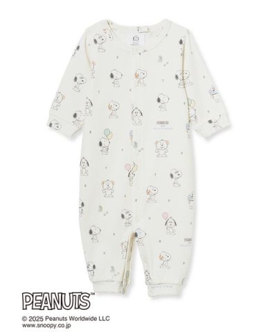 【PEANUTS PUPPIES】【BABY】新生児 総柄2WAYオール