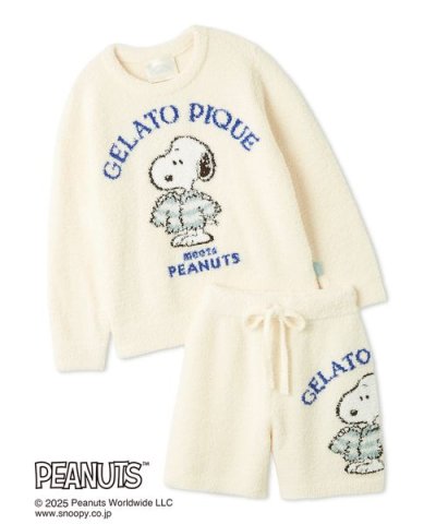 【PEANUTS】【JUNIOR】オリジナルアート ジャガードプルオーバー＆ショ