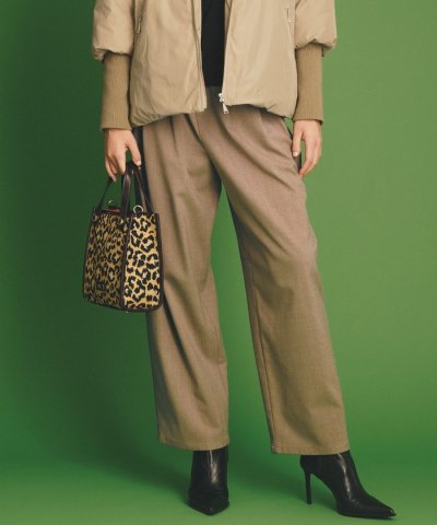 【カタログ掲載】【マシンウォッシャブル】ラメストライプタックバレルパンツ