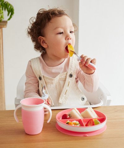 マンチキン munchkin たべたくなーる 吸盤付きプレート【返品不可商品】