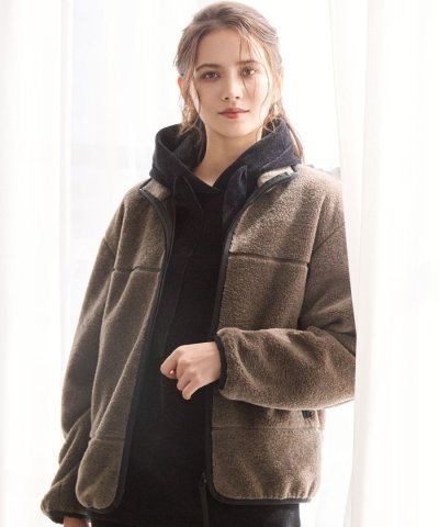 【SLOW/一部店舗限定】エコファー ブルゾン