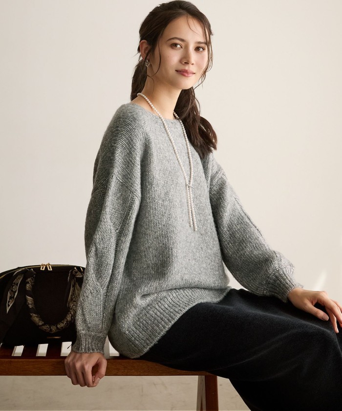 グレー系｜ニット・セーター｜23区 (Lサイズ)(ニジュウサンク Lサイズ