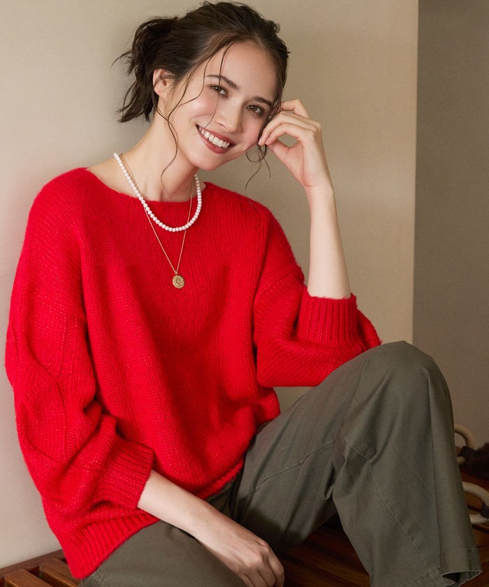 レッド系｜ニット・セーター｜23区(ニジュウサンク)｜阪急百貨店公式