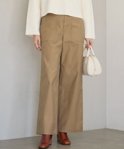 【SLOW/一部店舗限定】ミリタリーボトム ベイカーパンツ