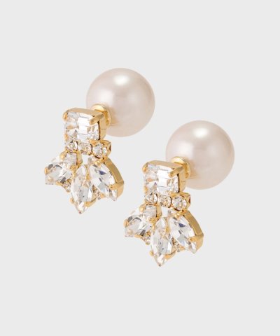 ビジューパールピアス