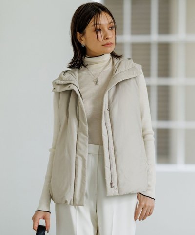 【撥水加工】ADSダウン フーデット ベスト