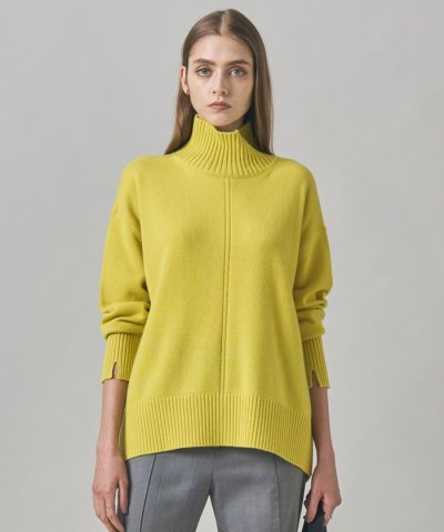 【新色追加・洗える】ソフトカシミヤミックス ハイネックニット