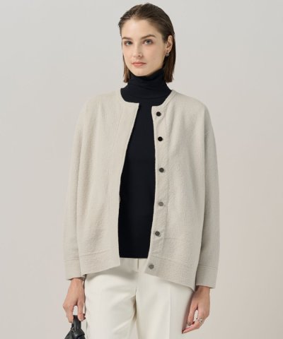 ミルドウール ニットブルゾン