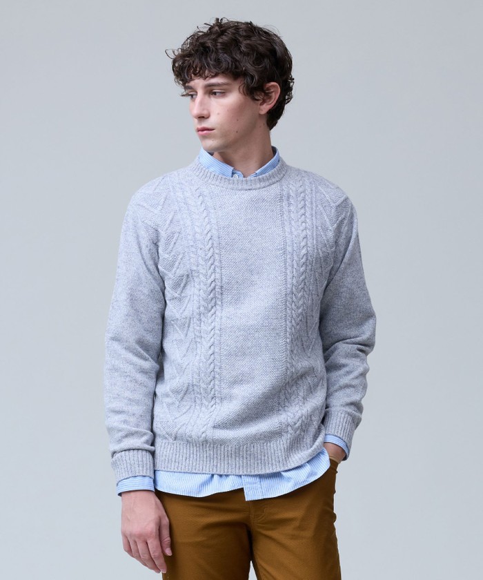 グレー系｜ニット・セーター｜J.プレス(J.PRESS)｜HANKYU MEN'S / 阪急
