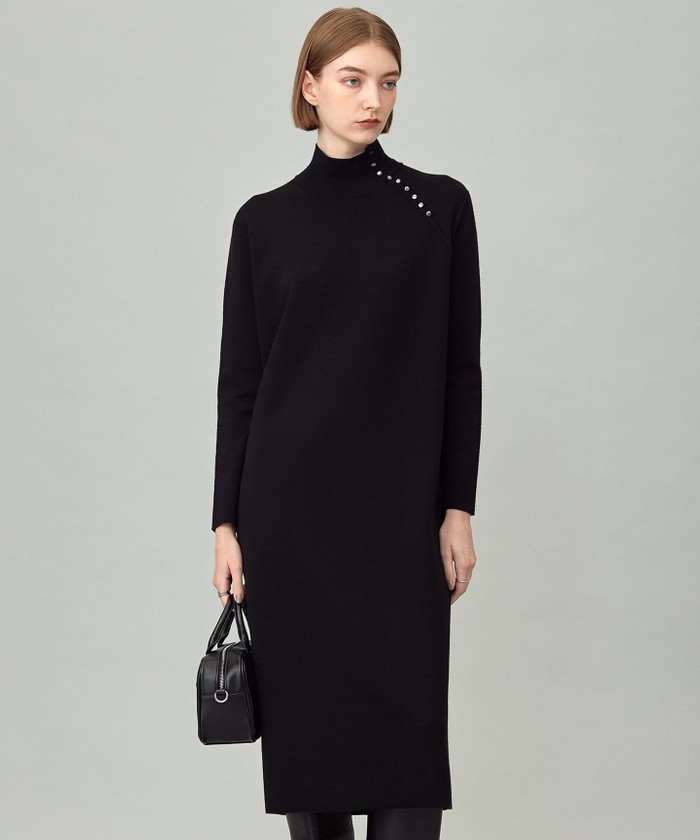 洗える】 シルキーウールダブルフェイス ニットプルオーバー(508608975