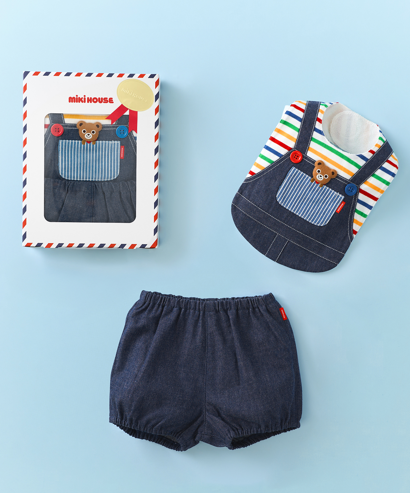 mikihouse スタイ&ブルマ ギフトセット【BOX付き】 マルチ フリー mikihouse スタイ&ブルマ ギフトセット【BOX付き】 マルチ フリー