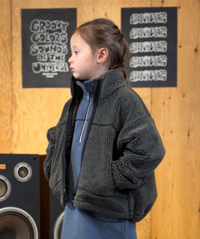 グルーヴィーカラーズ GROOVY COLORS Boa Jacket